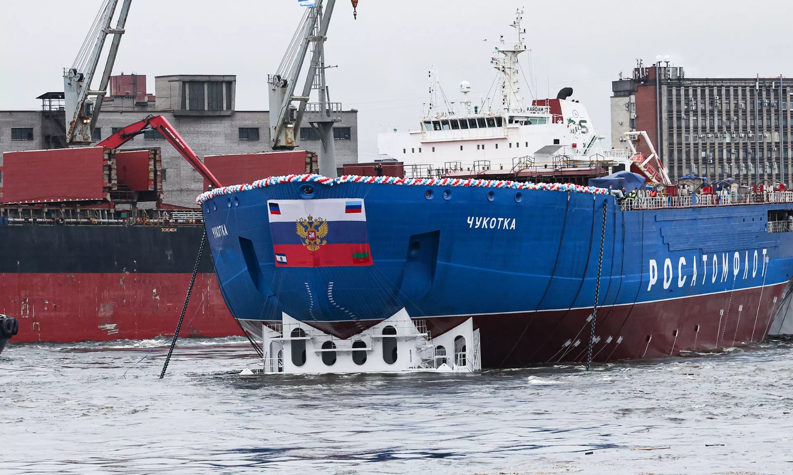 Ледокол с оборудованием РУСЭЛ спустили на воду